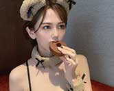 미인은 먹을때도 이뻐